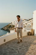 Mediterranean Linen Shirt